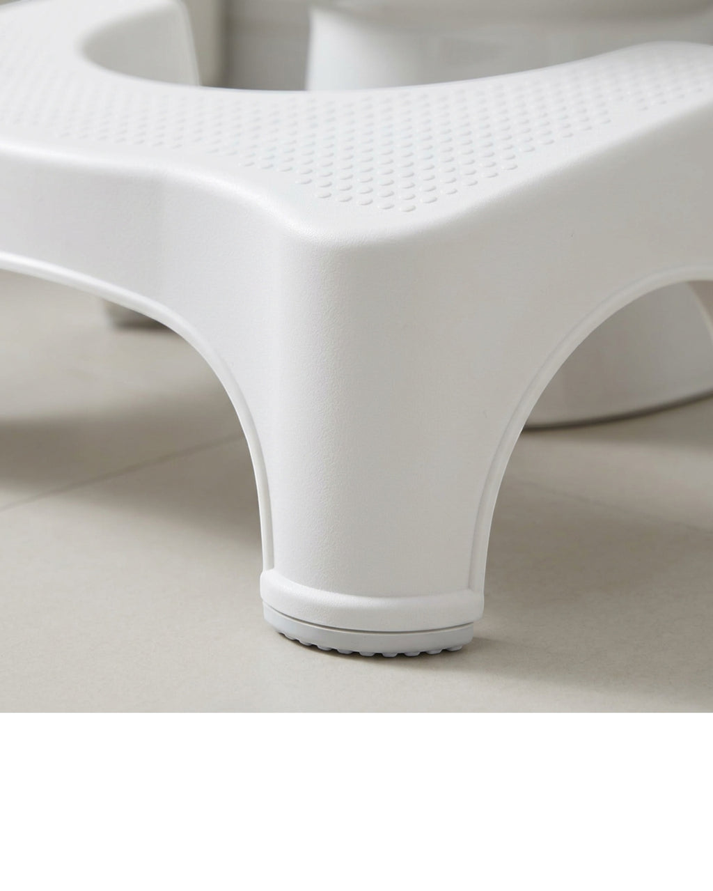 Vjqnd U Shape Toilet Foot Stool White 7 in