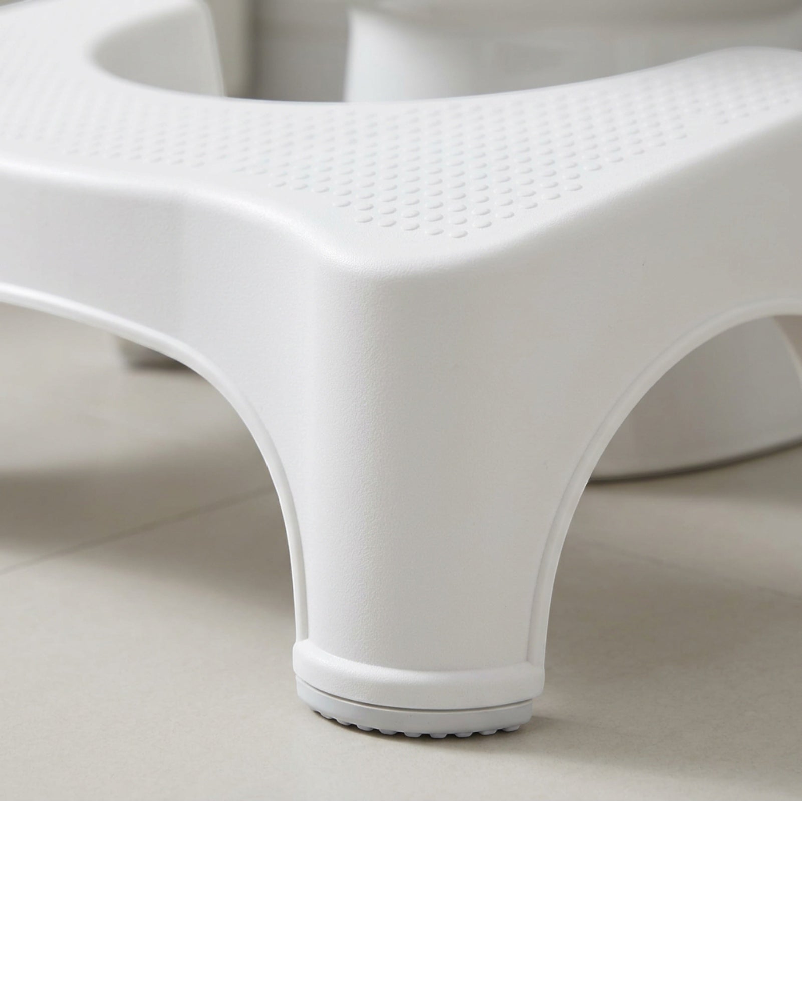 Vjqnd U Shape Toilet Foot Stool White 7 in