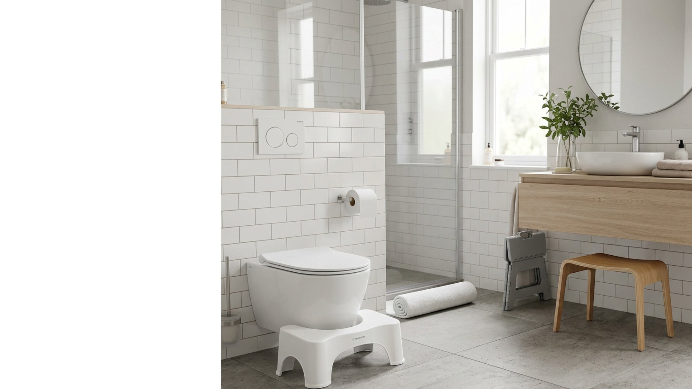 Vjqnd bathroom toilet foot stools